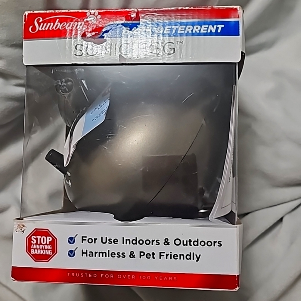 Sunbeam Sonic Egg Ultrasonic Bark Control Device